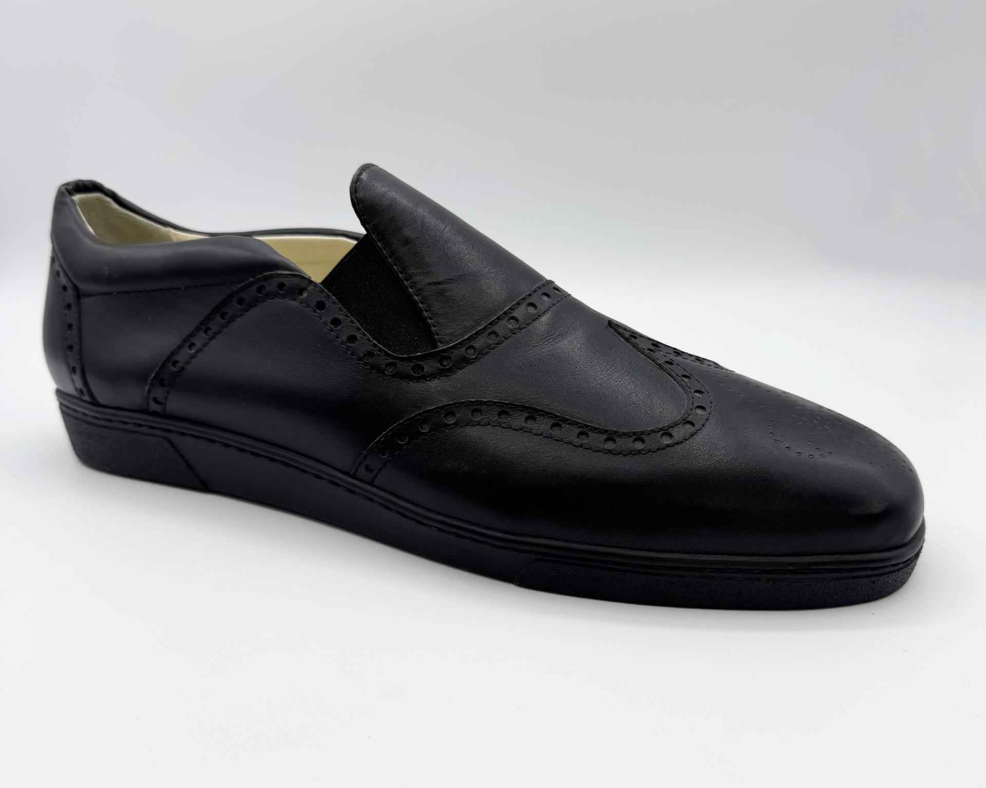 Slipon vitello nero